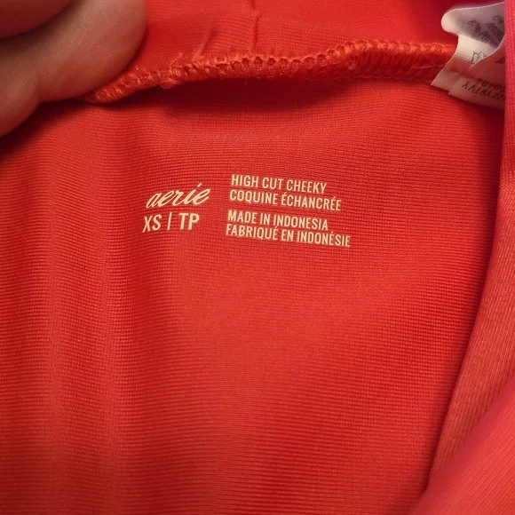 NWT Aerie Scoop Bikini Top Size XXS & Hi Cut Cheeky Bikini Bottom Size XS - Picture 10 of 15